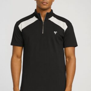 Men's Premium BLACK POLO Neck T-Shirt