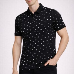 MINIMALIST PRINT POLO T-SHRT