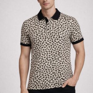 URBAN LEOPARD POLO T-SHIRT