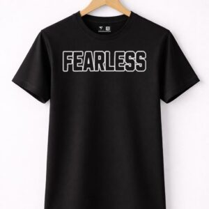 Men’s Black Graphic Oversized T-Shirt