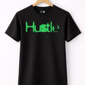 Men’s Black Graphic Oversized T-Shirt