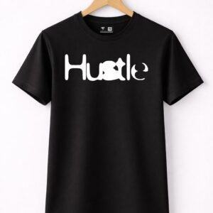 Men’s Black Graphic Oversized T-Shirt